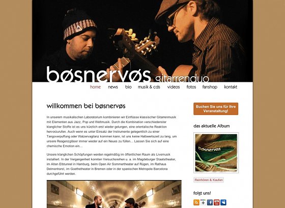 bøsnervøs gitarrenduo