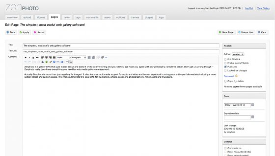 zenpage-page-edit