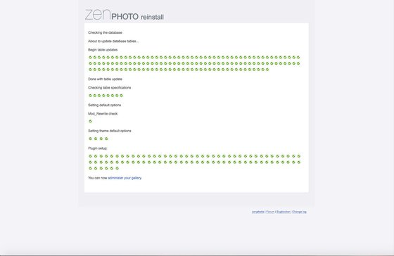 Setup page 2: Install process