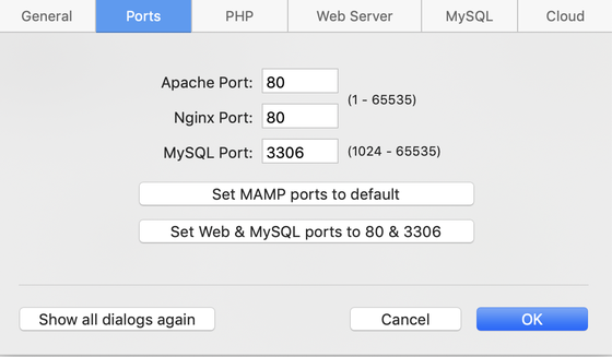 mamp-standardports-config-EN