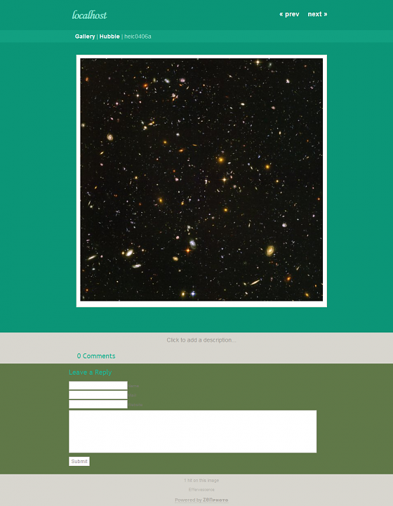 Image page