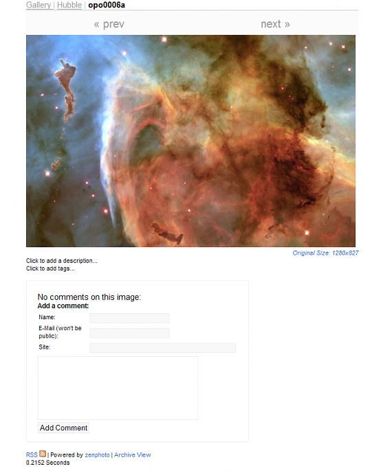 Image page