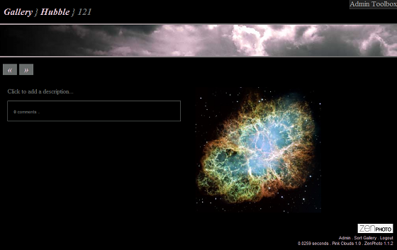 Image page