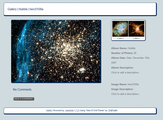 Image page